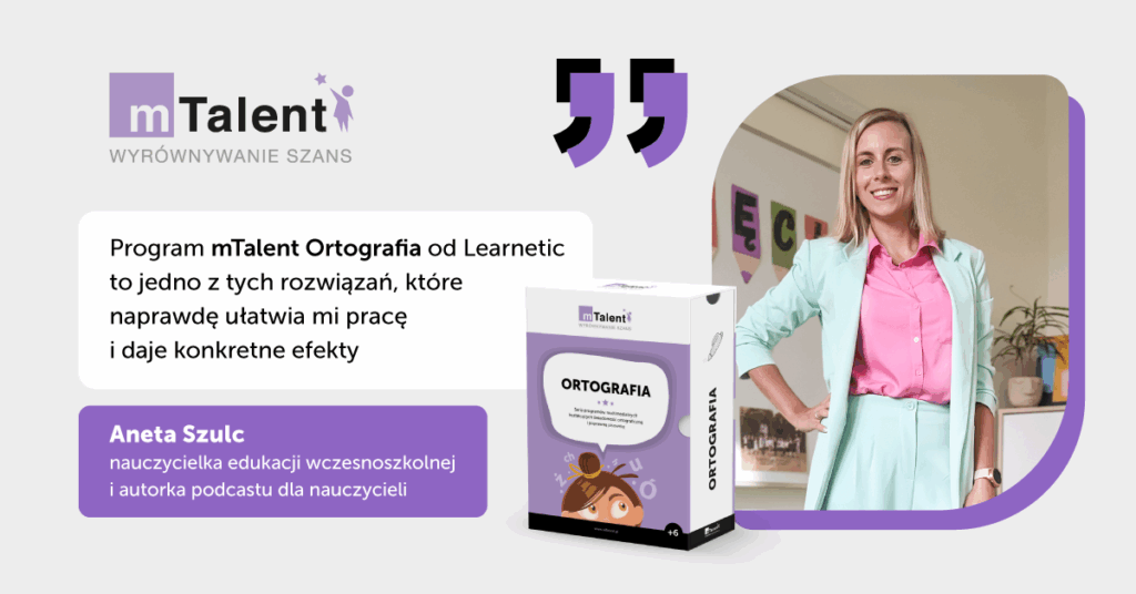 opinia mTalent ortografia Aneta Szulc